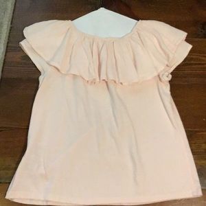 Supers soft knit ruffle top